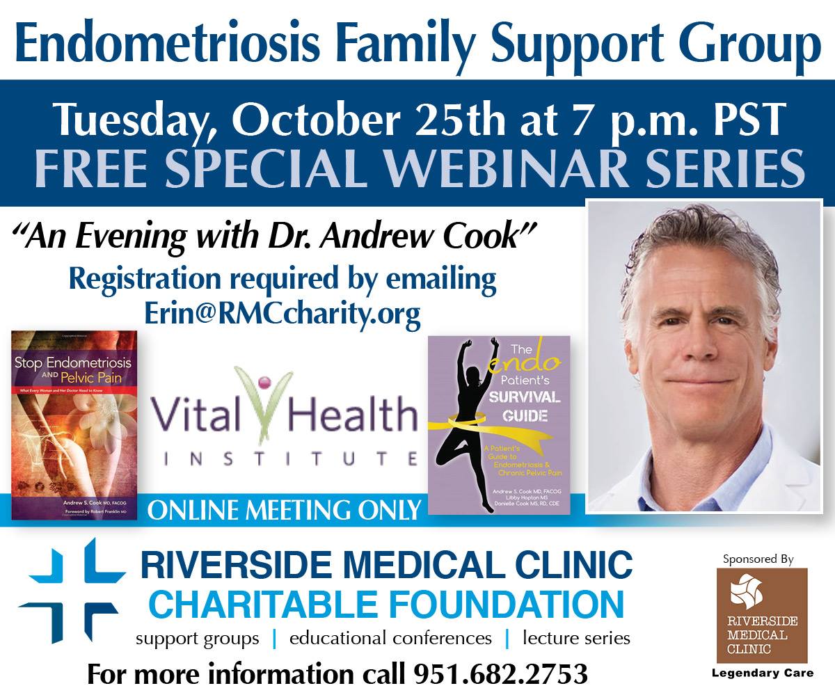 Flyer for webinar with Dr. Andrew Cook