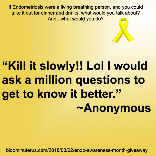 Kill it slowly!! Lol I would ask a million questions to get to know it better.