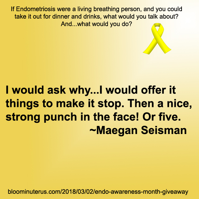 I would ask why...I would offer it things to make it stop. Then a nice, strong punch in the face! Or five.