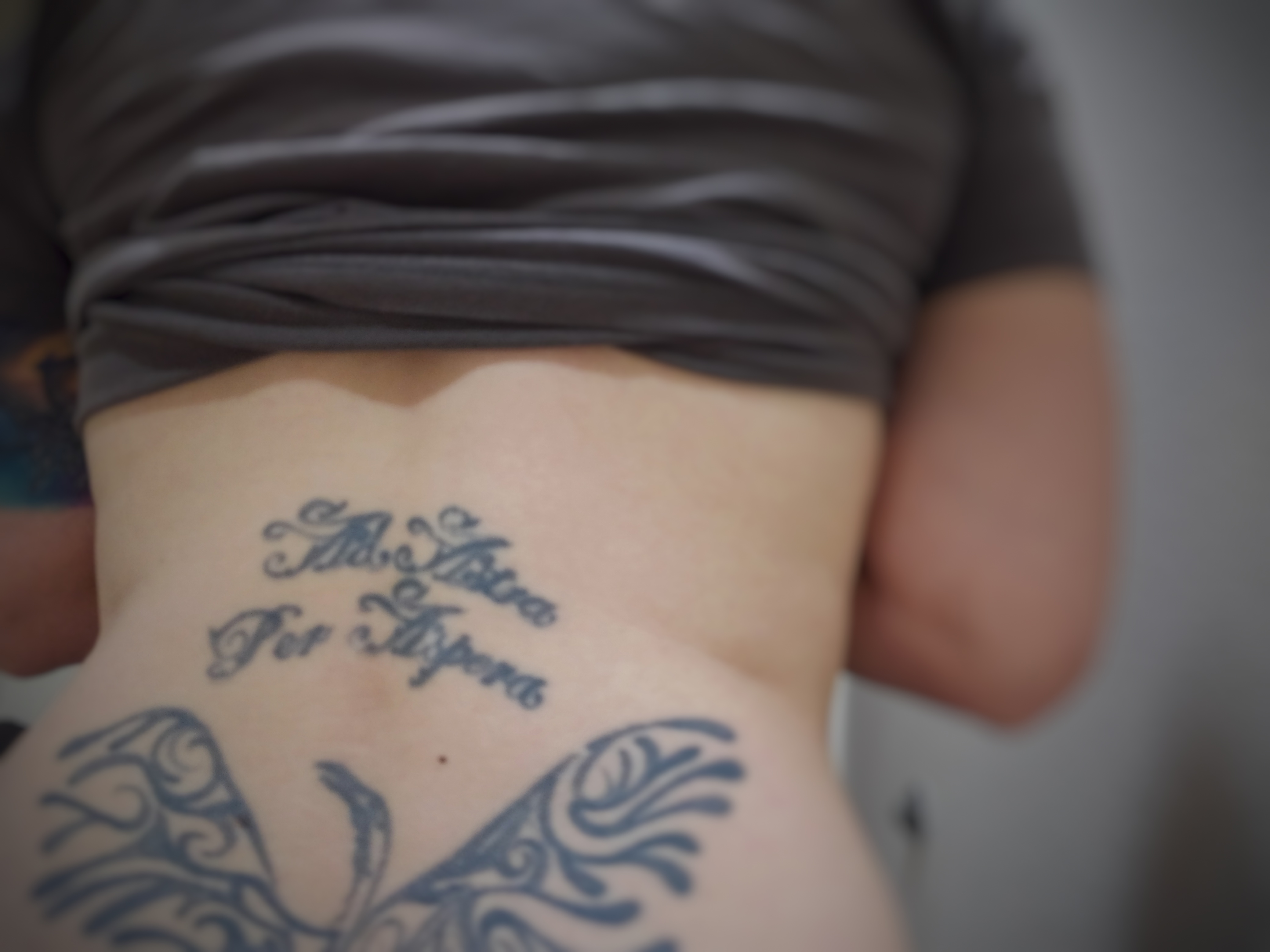 Tattoo of Ad Astra Per Aspera