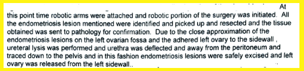 Text from operation report summarized below