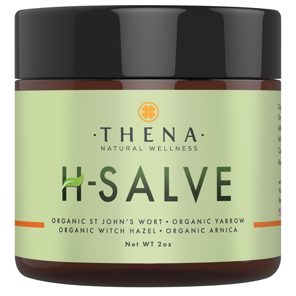 Jar of H-Salve, an anti-inflammatory salve